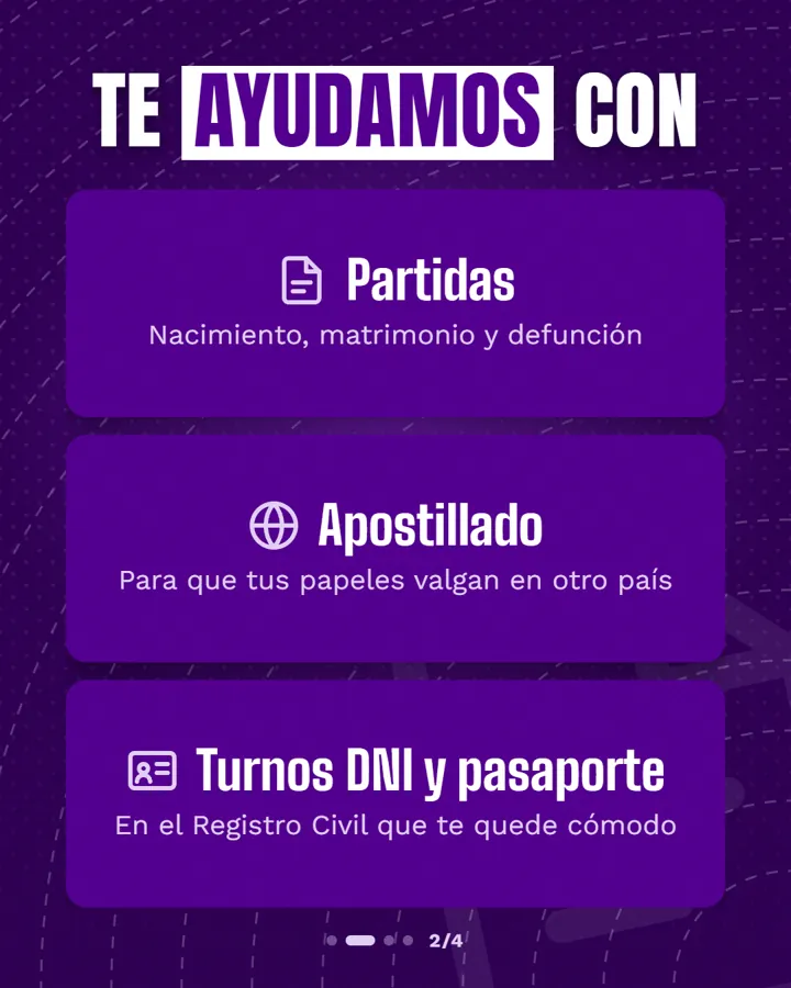 Turnos de DNI, pasaporte y Registro Civil: imagen 2 de PUNTO COM