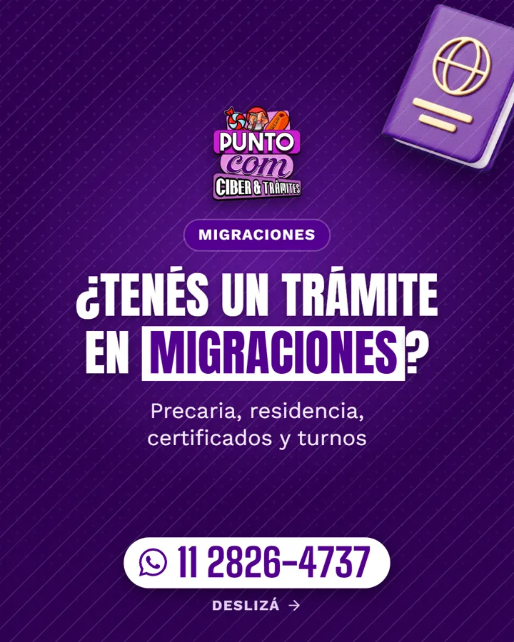 Trámites de Migraciones: imagen 1 de PUNTO COM