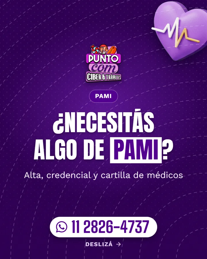 Trámites de PAMI: imagen 1 de PUNTO COM
